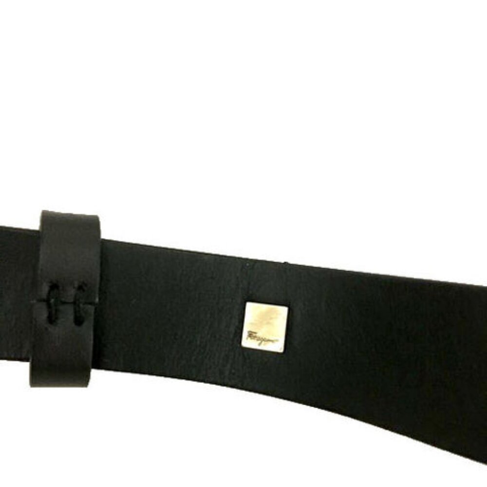 Salvatore Ferragamo Gancini Leather 80cm Belt /9U1195 - Picture 9 of 9